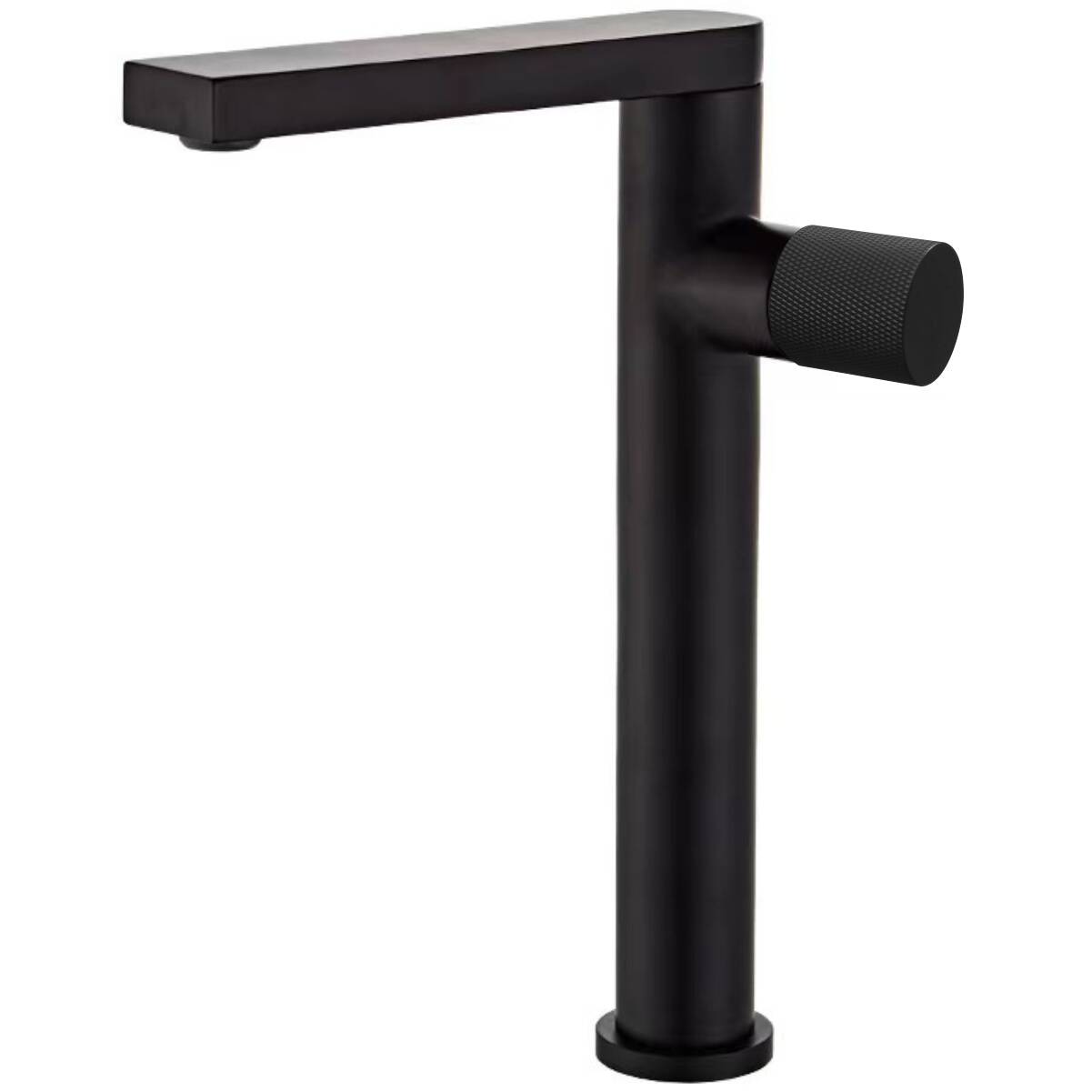 5710 Rotating single hole hot and cold basin faucet height - black