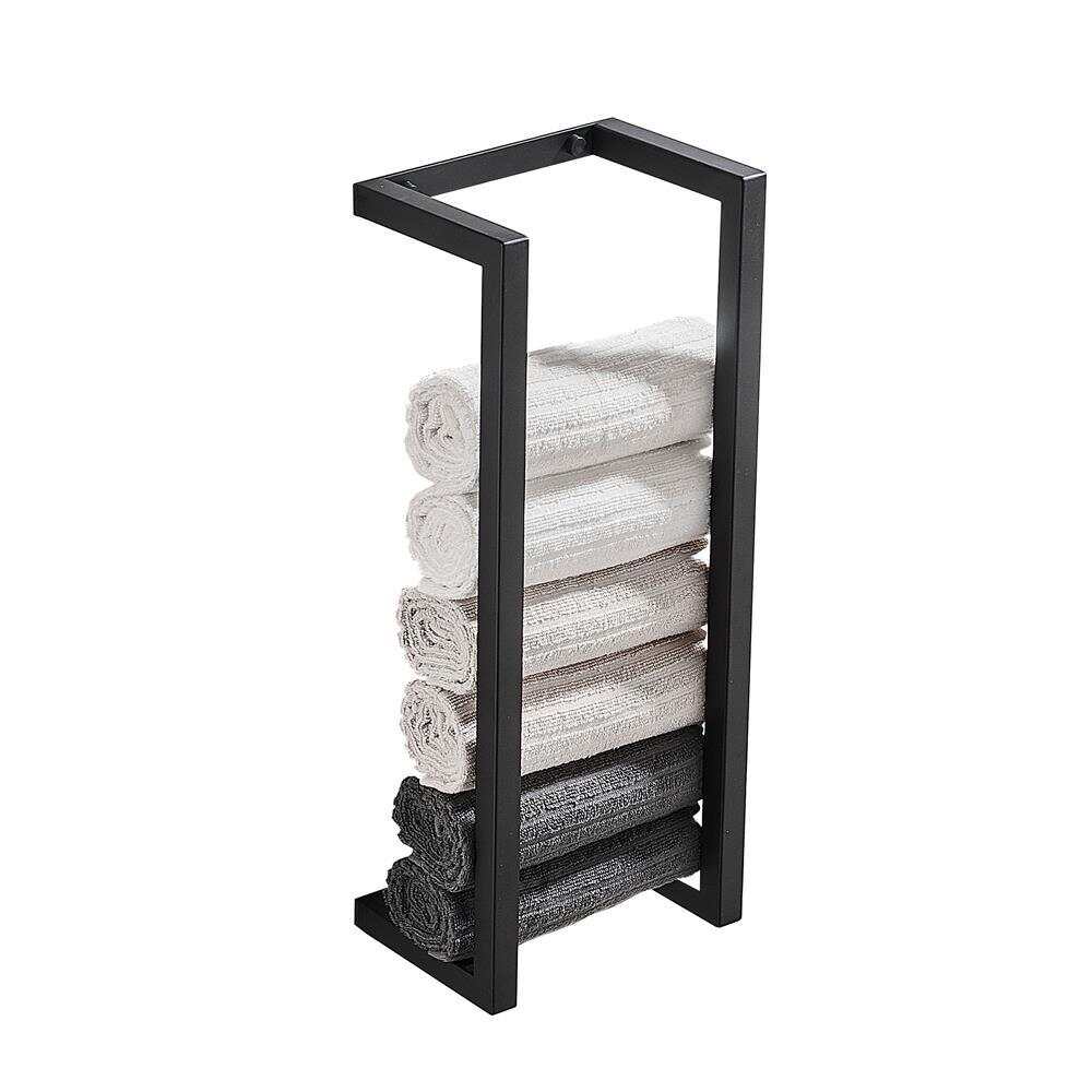 5440 Black - Wall mounted towel rack 20cm