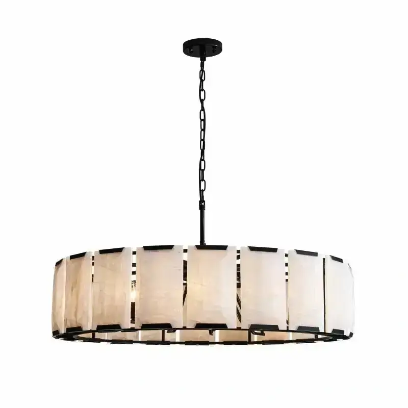 Spain Alabaster Round Modern Chandeliers Lighting