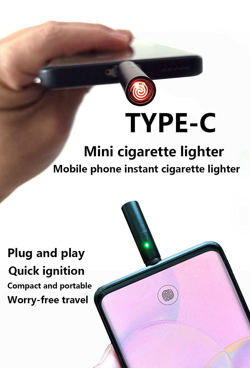 Mini cigarette lighter