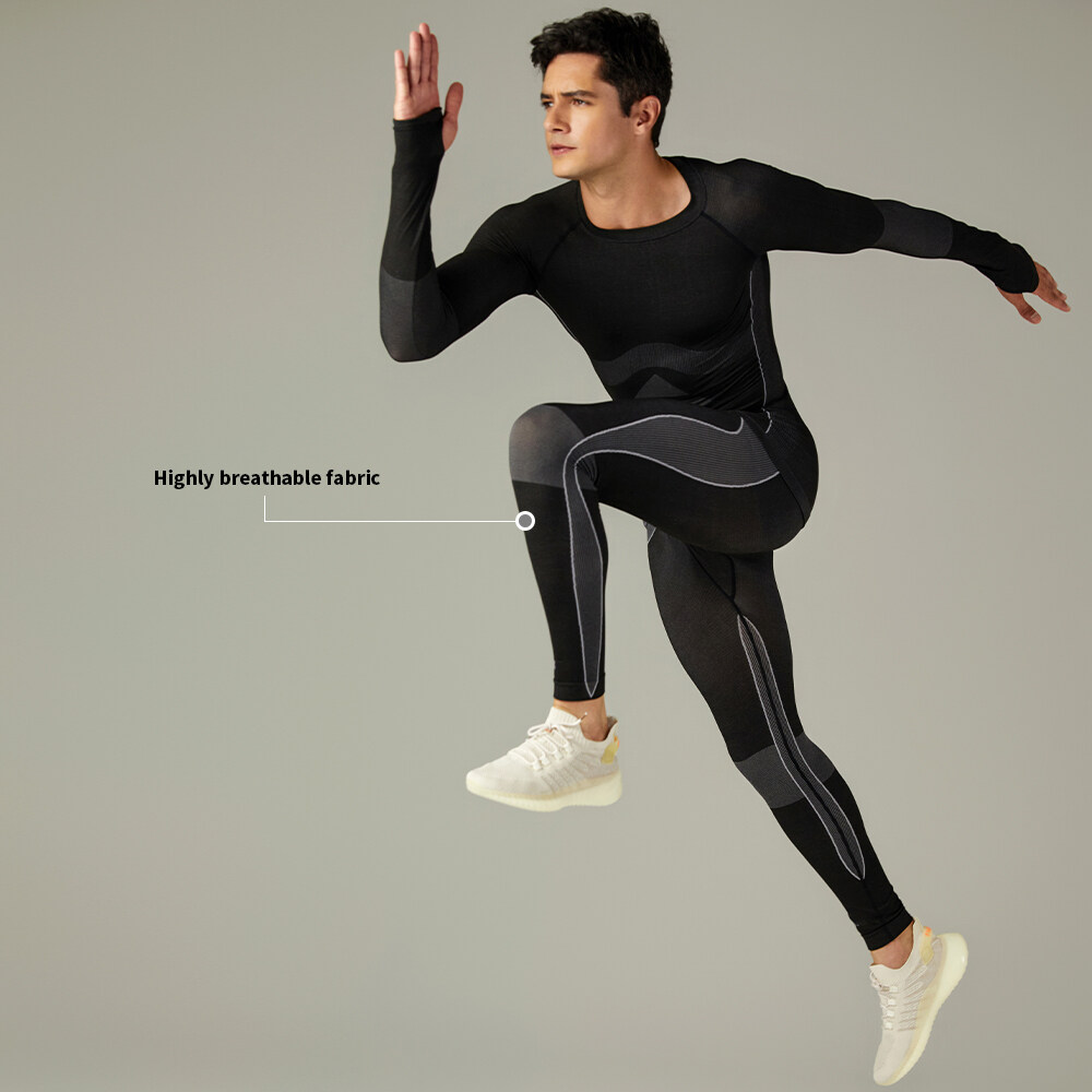 Men's Seamless Tight Leggings Custom Logo Custom Color