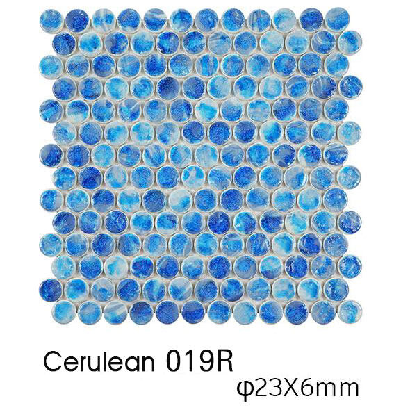 Small blue mosaic  glass  swimming pool mosaic glass tile