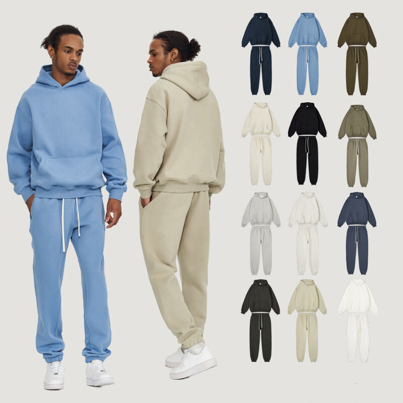 Baby Blue Unisex Hoodie & Joggers Sets