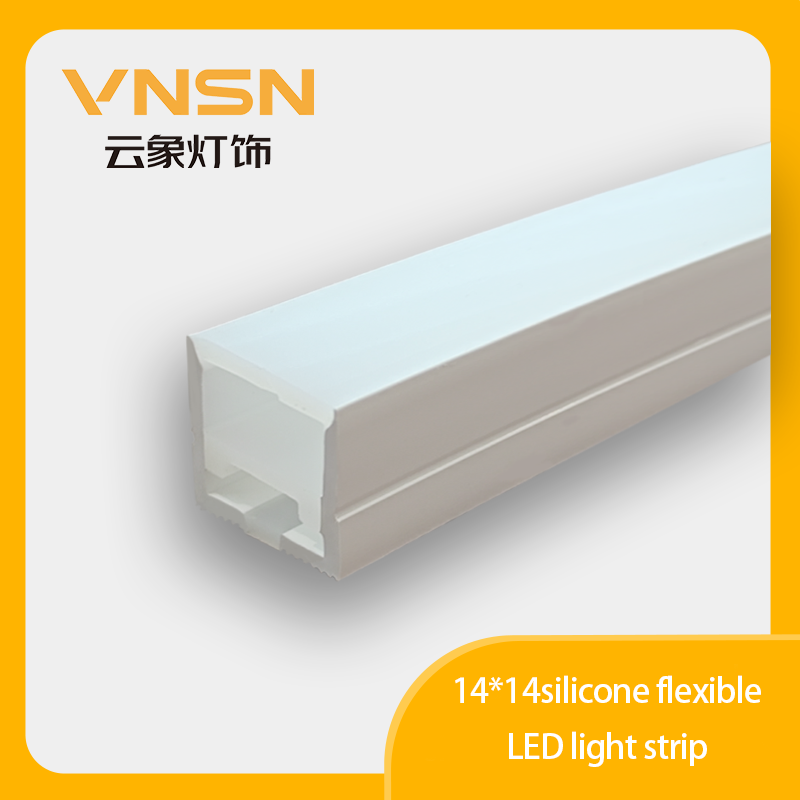 Silicone LED light strip model 14x14