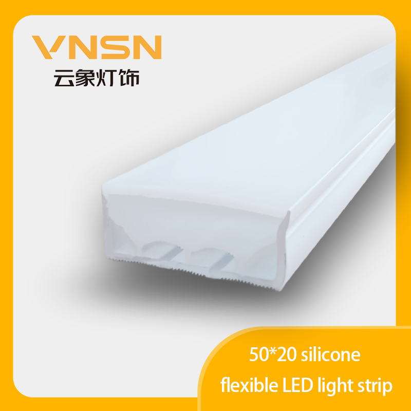 Silicone LED light strip model 50x20
