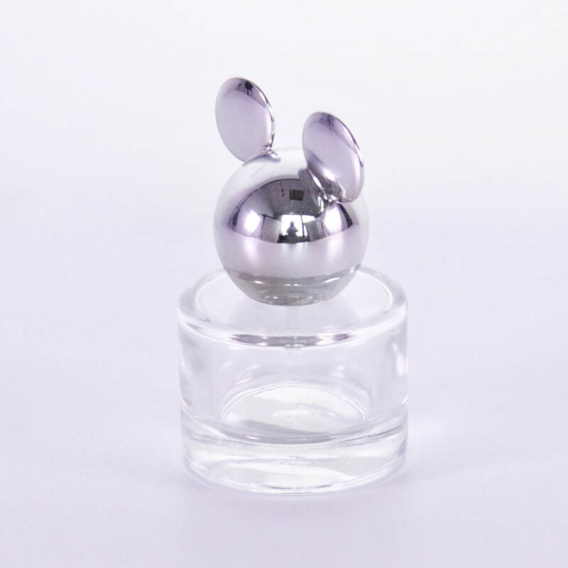 Cartoon Design 30ml Empty Glass Perfume Bottle New Design for Woman's Packaging Cream Screw Cap Sealable