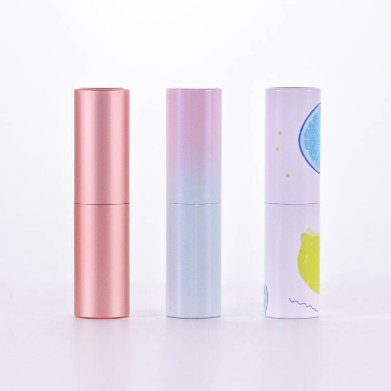 8ml Mini Size Portable New Design Printed Round Macaron Color Aluminum Sprayer Perfume Bottle