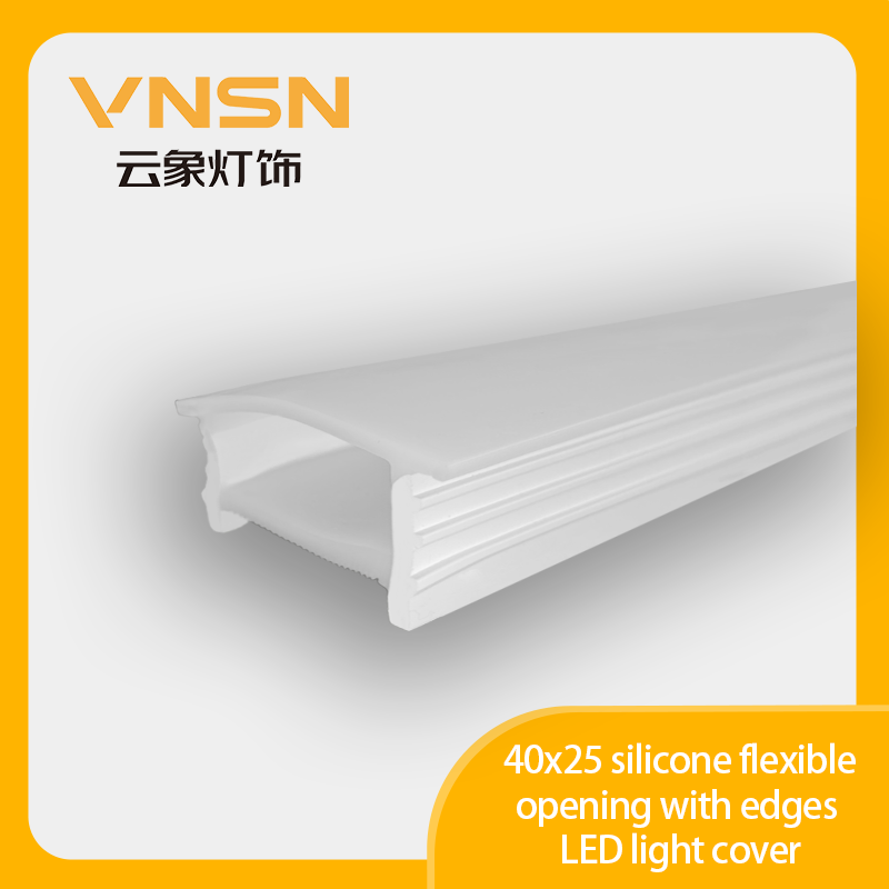 “40x25 Silicone Flexible Opening with Edge LED Light - High-Quality LED Enclosure”