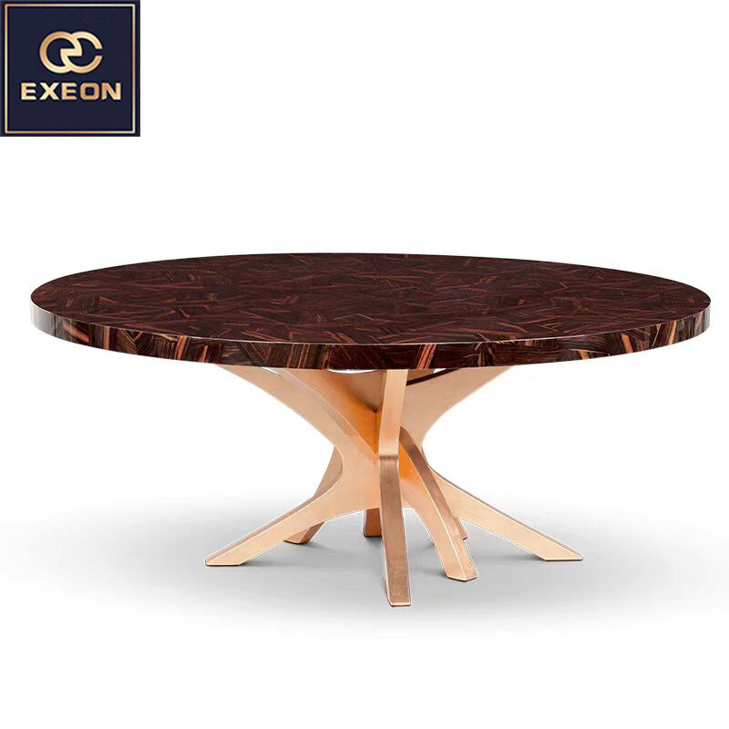 Luxury dining table-Fancy table-Round dining table