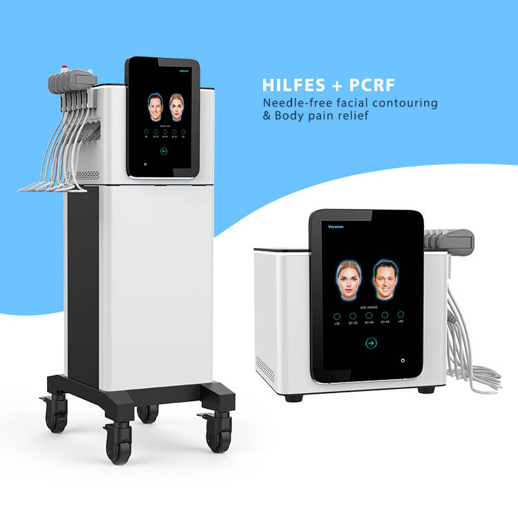 PCRF & HILFES 2in1 machine for wrinkles removal, face lift, muscle toned