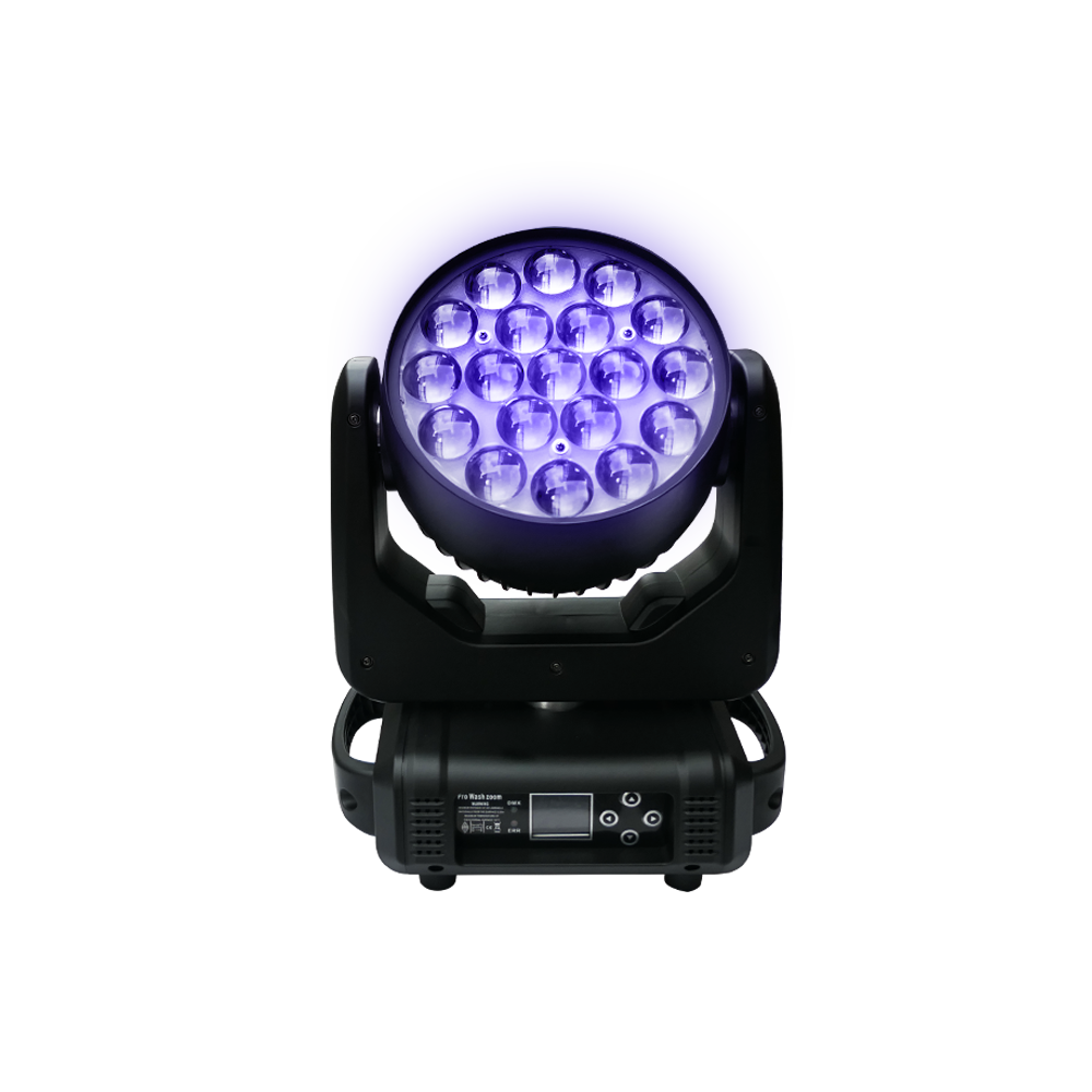 19pcs 15W LED Moving Zoom Wash Light, led zoom wash light, led color wash lights, led colour wash lighting