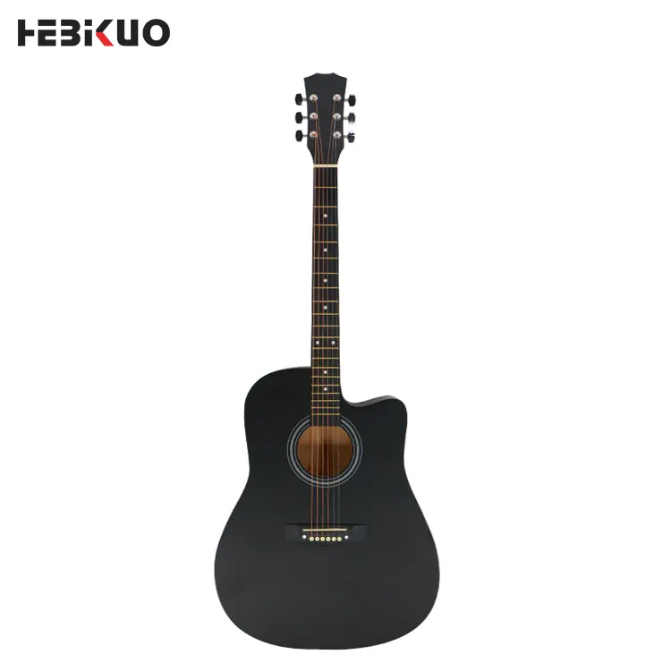 Guitarra acústica de madera de barra, fábricas de guitarra acústica folk de bosswood, guitarra acústica de alta calidad, guitarra acústica de alta calidad barata