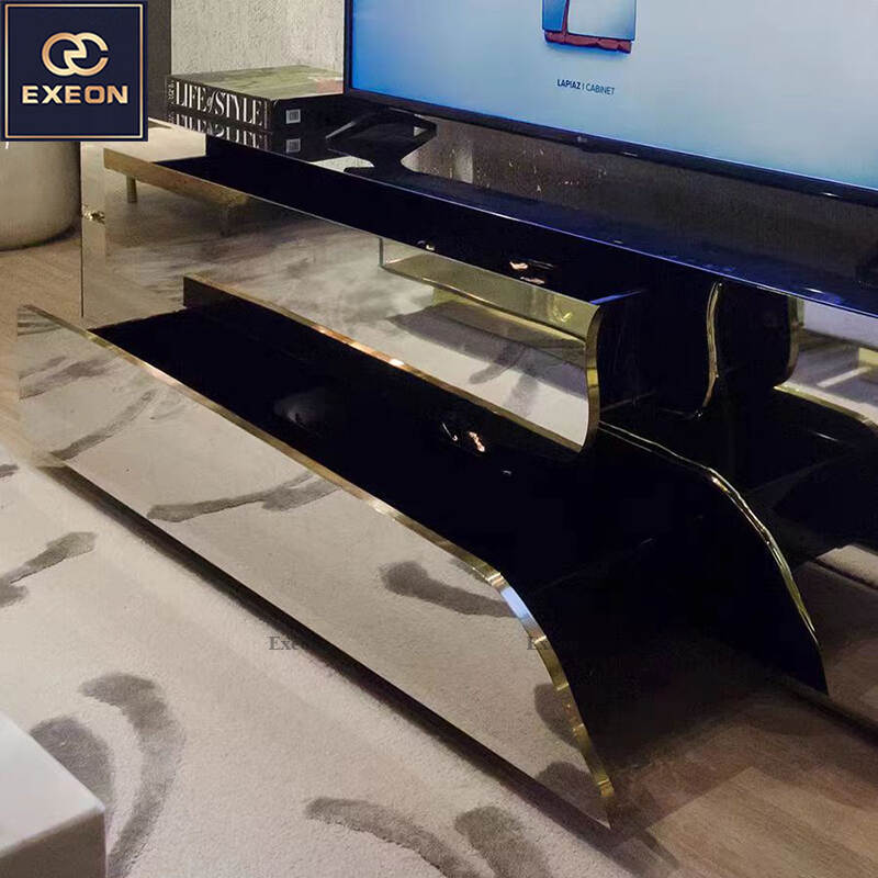 Luxury TV cabinet-Wooden TV stand-High-end TV cabinet