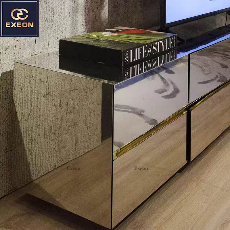 Luxury TV cabinet-Wooden TV stand-High-end TV cabinet