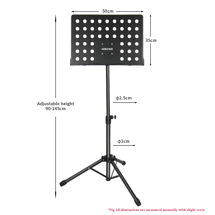 Stand de música plegable, soporte musical para partituras, stand de partitura