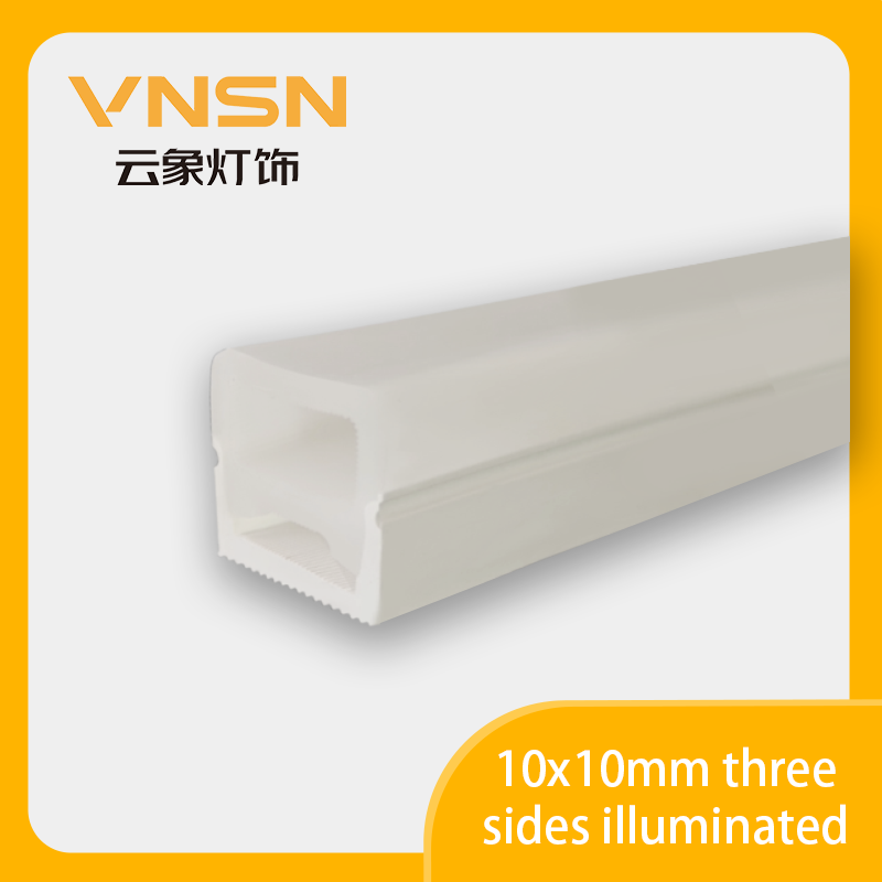 10x10 Three-Sided Luminous Silicone Lampshade - High-Quality Custom Lighting