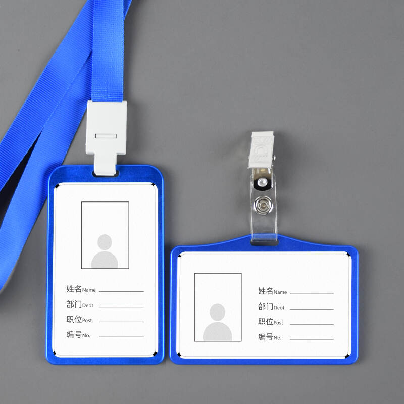 Lanyard Card Holder Certificate Name ID Card Badge Holder With Lanyard With ID Card Holder Metal Aluminum Alloy