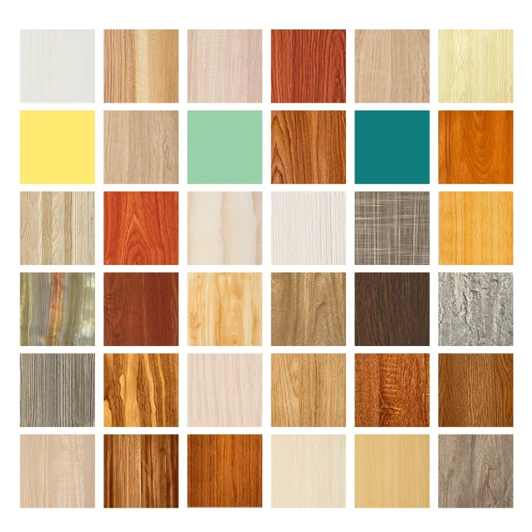 New Color Super Matt Wooden Texture Door Lamination Film Laminating PVC Film Roll Wood PVC Foil