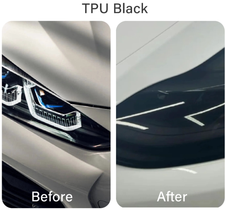 $Car Color-changing Headlight Film Hot-Selling White to Purple Vehicle Headlight Film TPU Lamp Protection Film$