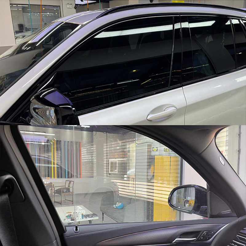 HEY FILM Z30 Car Glass Window Smart Film for Car Window Black HD Quality High IRR Automotive Window Privacy Film