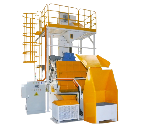 TUMBLE BELT SHOT BLASTING MACHINE