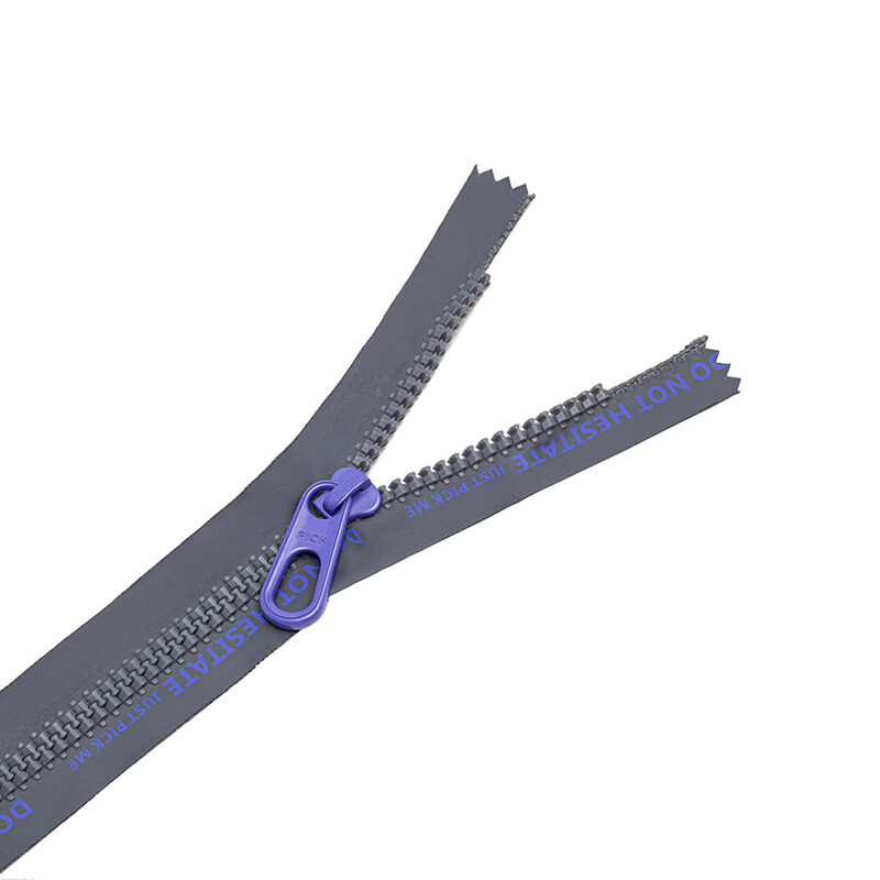 Plastic Zipper with Rainbow Teeth, Dental plastic zipper supplier, Teeth Plastic Zipper Manufacturer