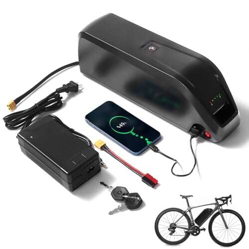 48V Electric Bike Battery 20Ah Ebike Lithium Battery for 250-1440W Electric Bicycles or Other Motor,with 3A Charger, XT60 Connec