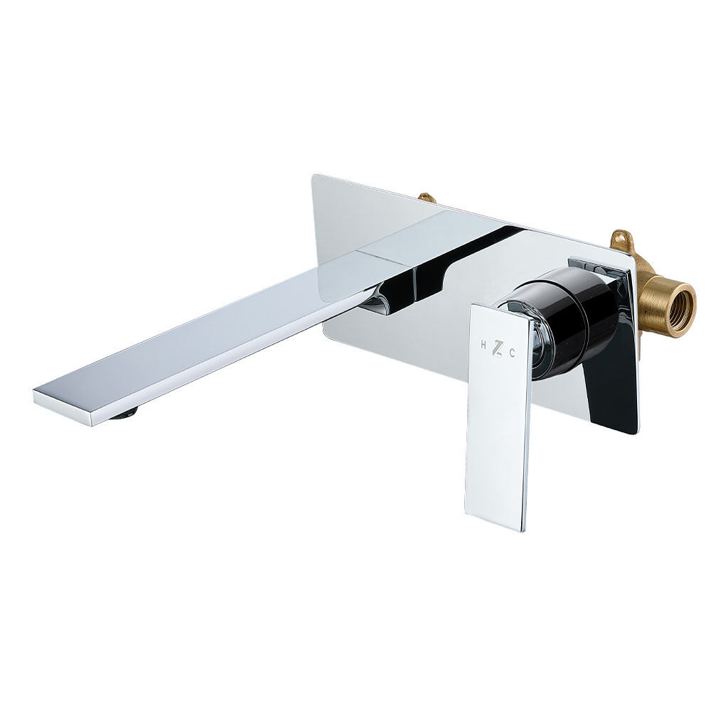 High quality brass hot and cold concealed basin faucet-218041CP
