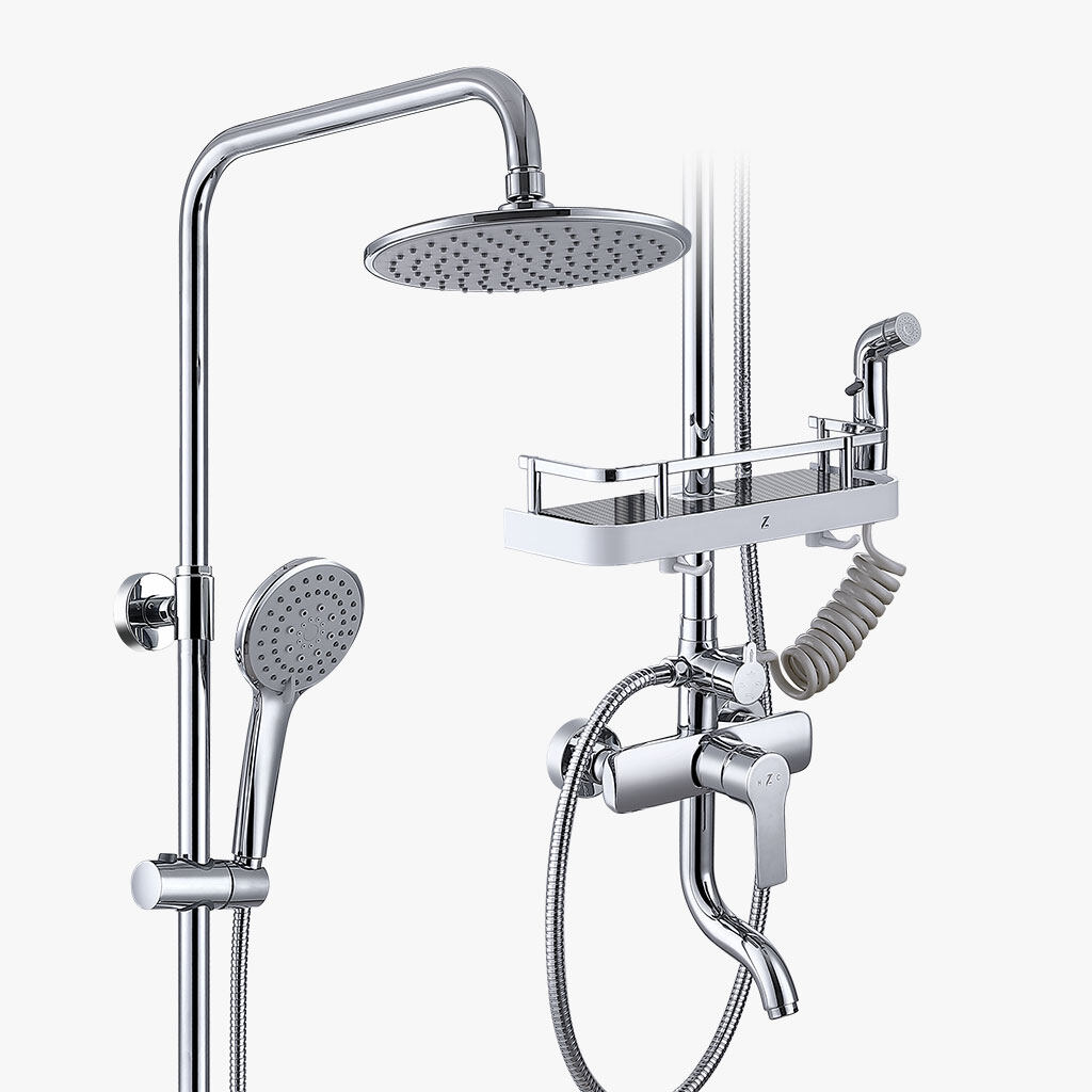 顶级销售项目黄铜材料浴室淋浴列设置-945093CP