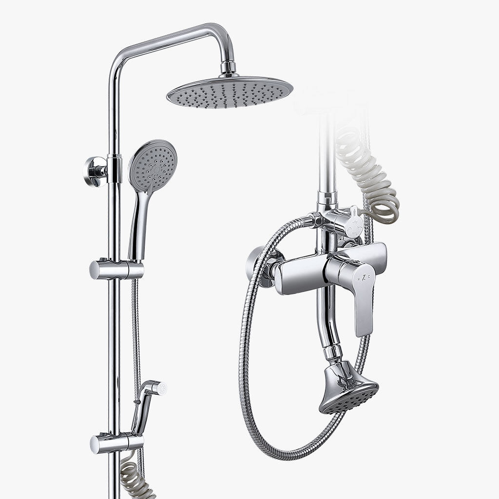 High beauty design brass material bathroom shower column set-945096CP