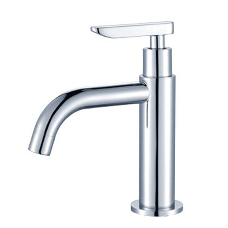 Bathroom single handle brass chrome cold basin faucet-986002CP