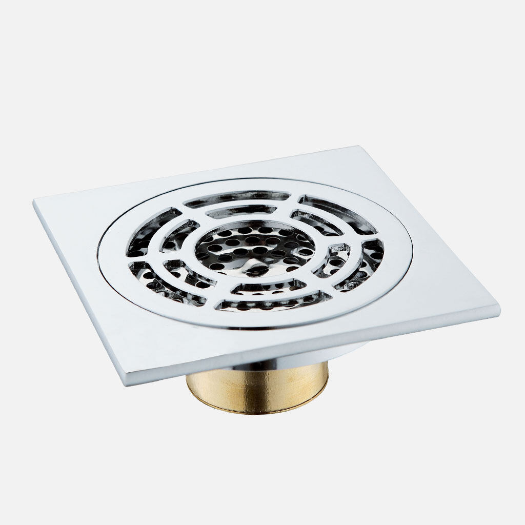 New Design Sanitary Bathroom Floor Drain Hair Catcher Floor Drainer-C1008CP