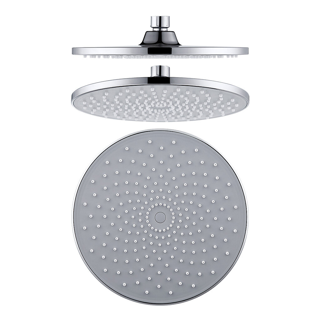 Wholesale bathroom Round rain high pressure shower head rainfall shower head accessories-B6029QT