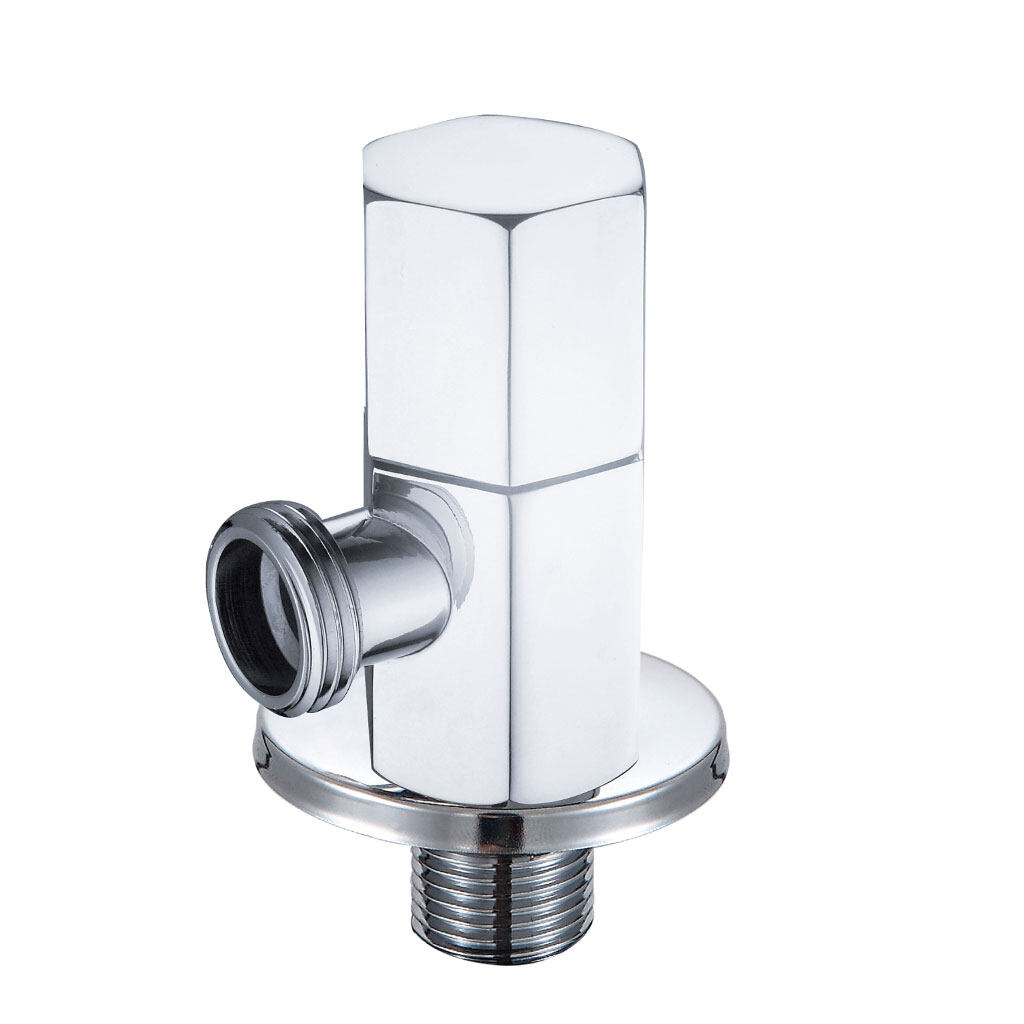 Good price chrome wall mounted bathroom brass angle valve-986012CP