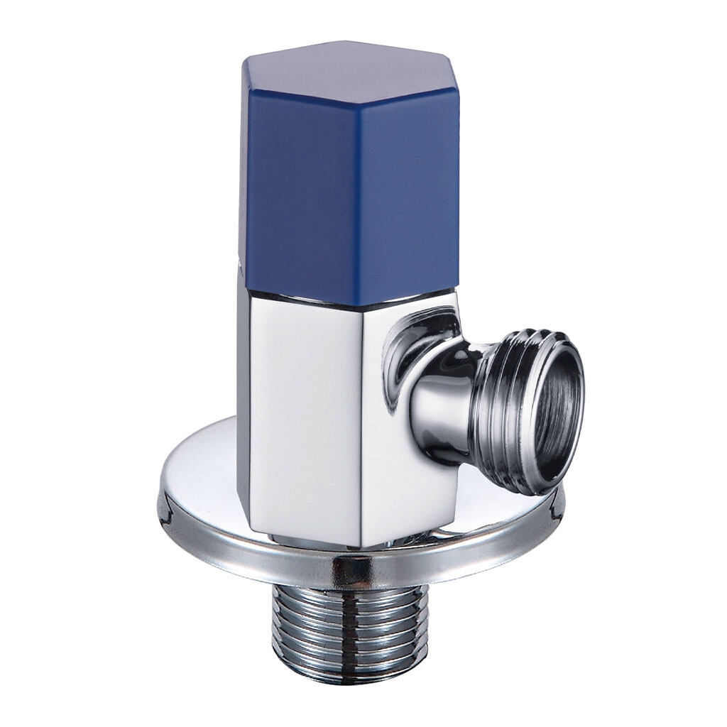 Bathroom brass chrome easy install angle valve-986015CP