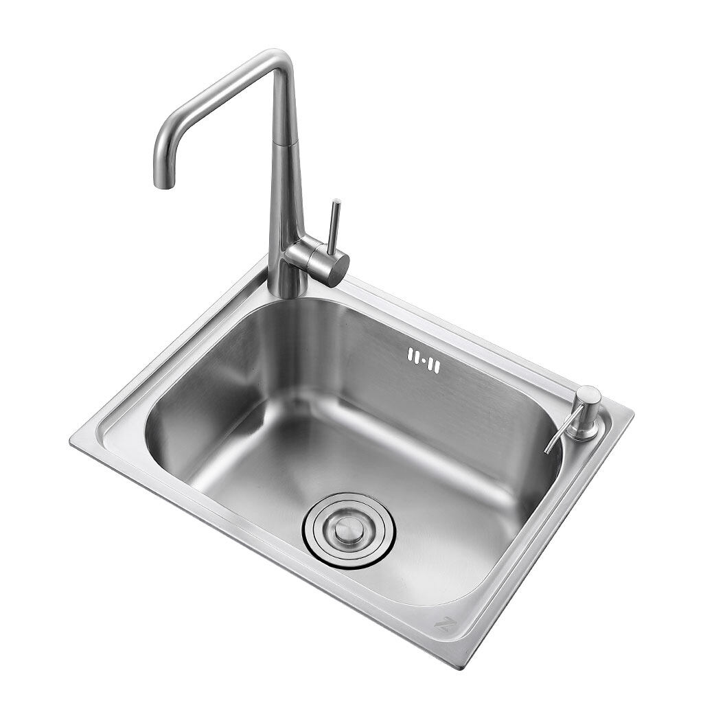 High quality SS304 kitchen stainless steel kitchen sink-D1017LS