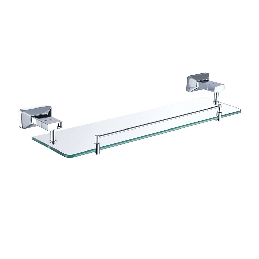 High beauty design bathroom brass glass shelf -B2013CP