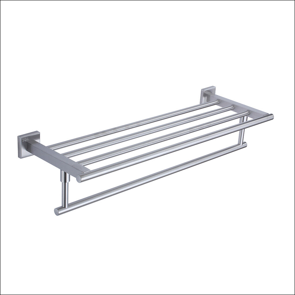 High quality stainless steel 304 bathroom double towel bar-B1007LS
