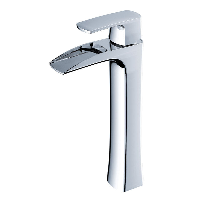 Top sale item waterfall faucet brass material bathroom  basin faucet -902036CP