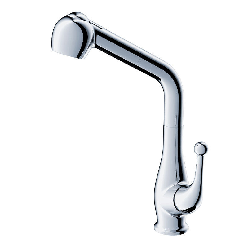 High beauty design chrome kitchen brass material kitchen faucet.-931046CP