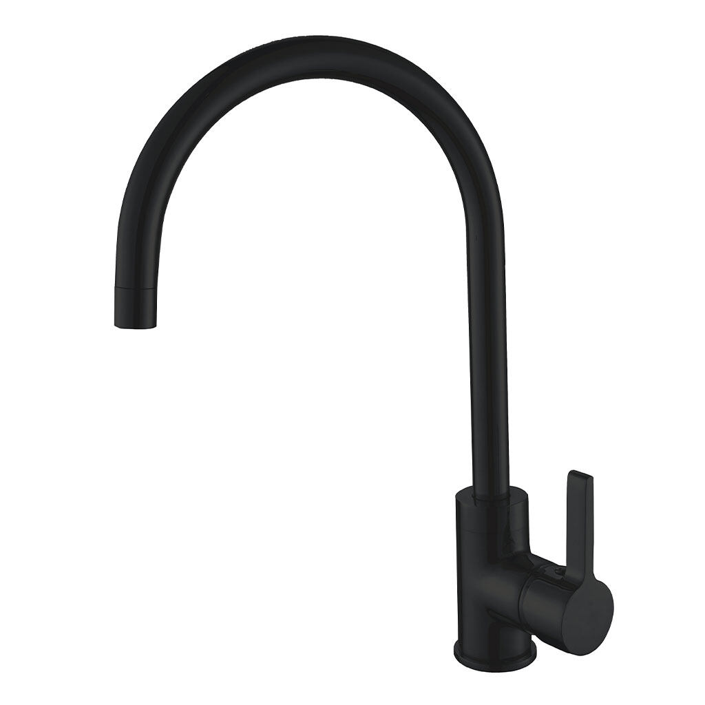 Top sale matte black kitchen brass material kitchen faucet.-921016YH