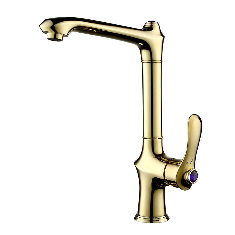 New design brushed gold brass kitchen sink kitchen faucet-161051BJ