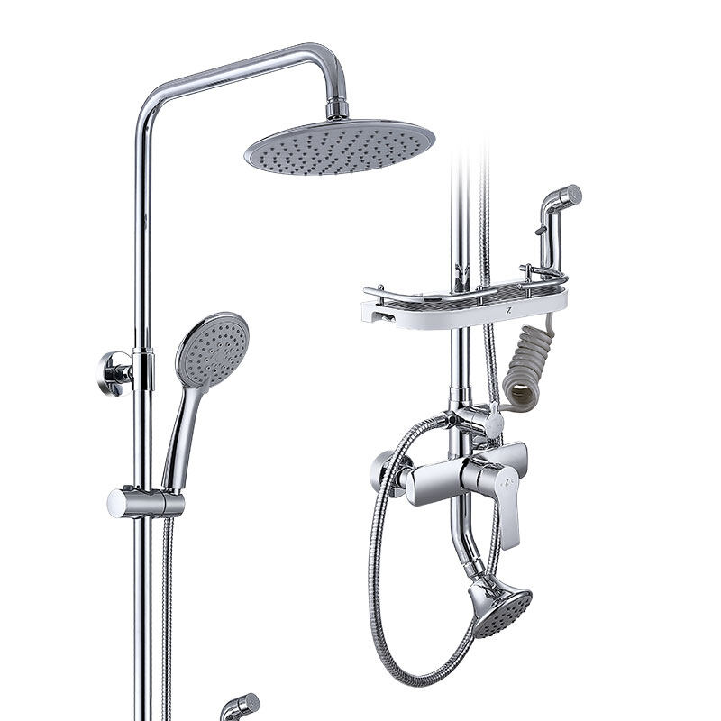 Bathroom use high quality brass material bathroom shower column set-945094CP