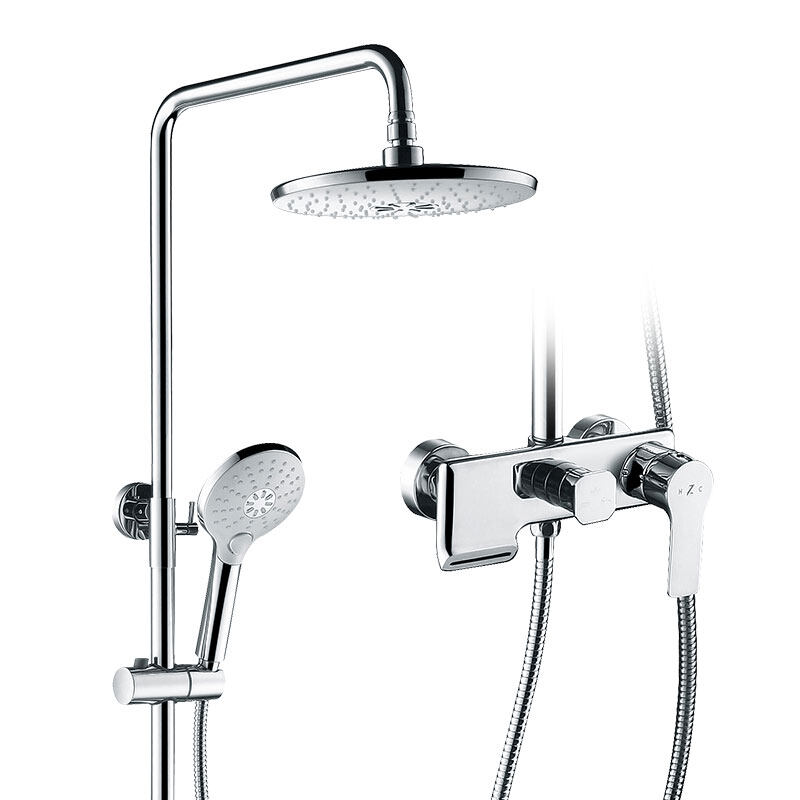 Round design bathroom shower brass material bathroom shower column set-945107CP