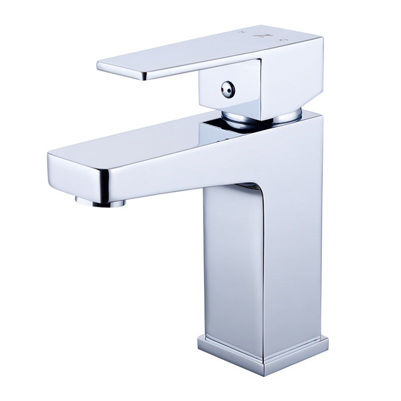 Bathroom use square design brass material bathroom  basin faucet -902074CP