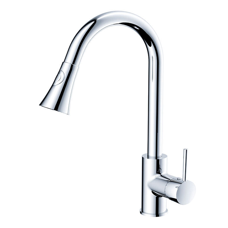 Beauty design chrome color kitchen brass material kitchen faucet.-931048CP