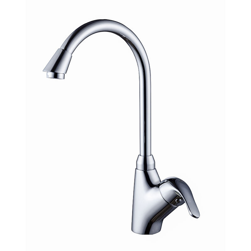 New design chrome color kitchen use brass material kitchen faucet.-921042CP