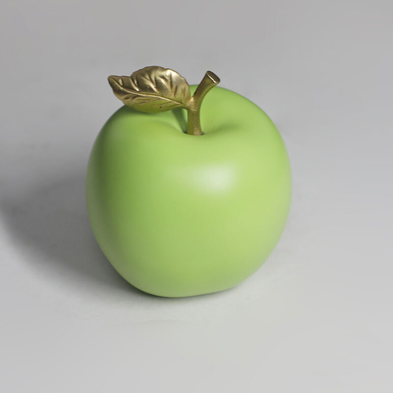 Brass artefact apple ornament
