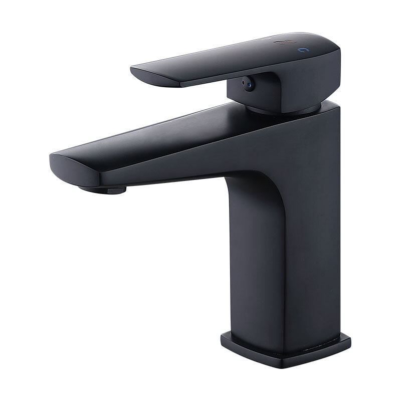 New fashion design matte black color brass material bathroom  basin faucet -20004YH