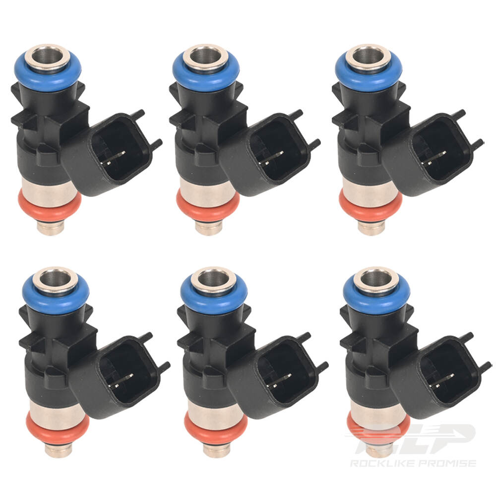 RLP Fuel Injectors 0280158233 Set of 6 for Chrysler 200/300, Dodge Challenger/Charger, Jeep Grand Cherokee/Wrangler, Ram 1500/35